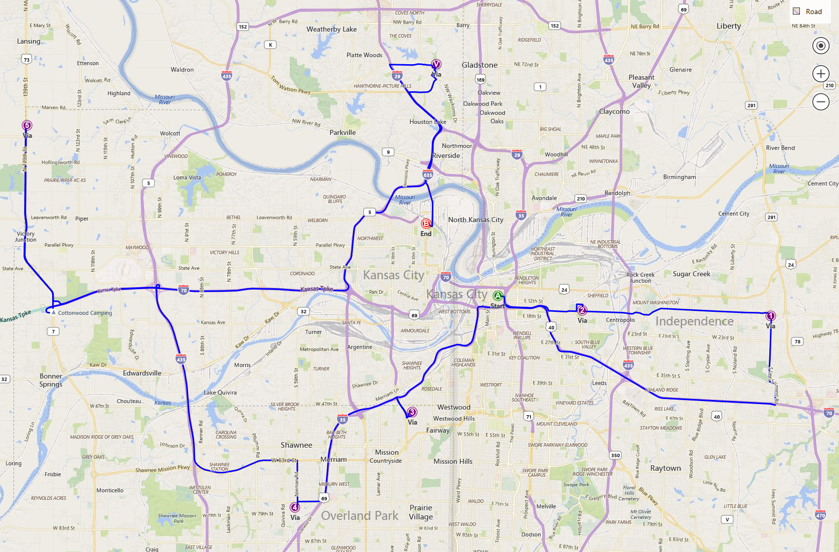 Bing Maps Multiple Address Route Optimization