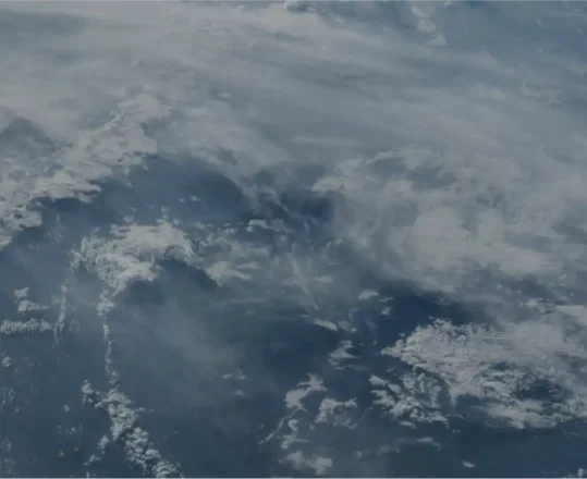 view of Earth from orbit